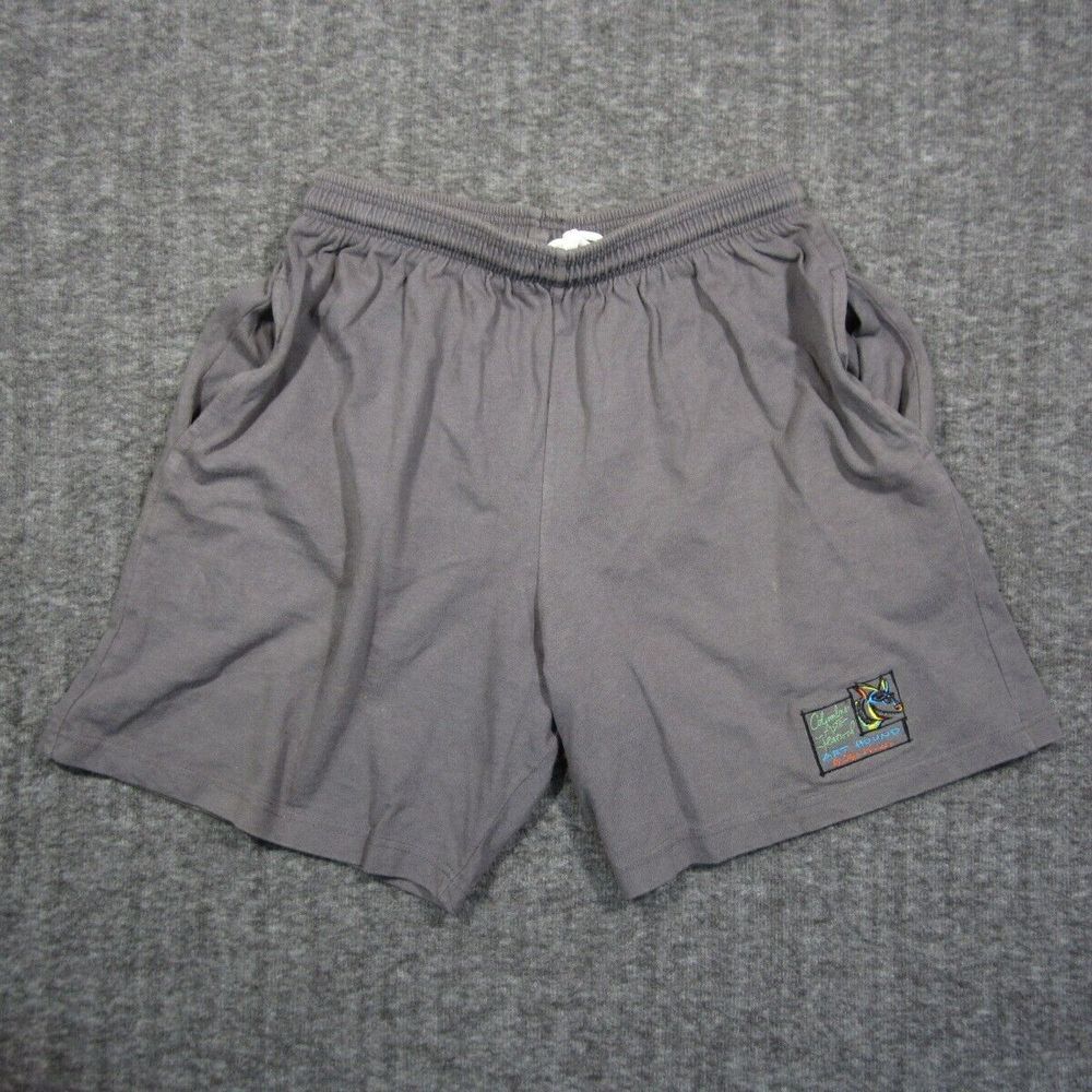 Vtg Columbus Art‎ Festival Shorts Kids L Embroidered Hound Picasso Beach Lounge
